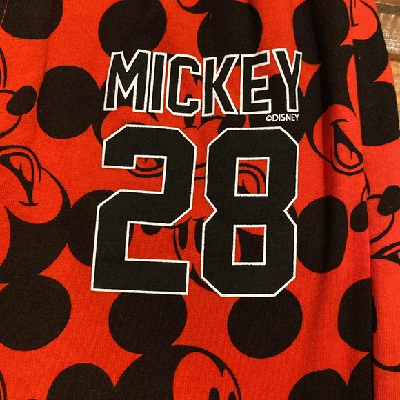 Disney Mickey Mouse Red & Black Sweatshirt & Joggers Set - Picture 8 of 10